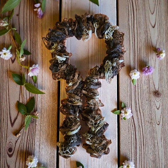 Brown and Cream Handmade Knit Scarf - Picture 7 of 8